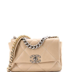 Chanel Medium 19 Flap Bag Quilted Leather